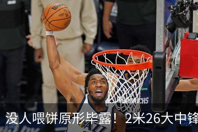 没人喂饼原形毕露！2米26大中锋仅5分2板，球迷：杜锋真没骂错你